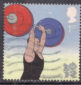 GB 2009 QE2 1st Olympic & Paralympics Weightlifting  SG 2989 ( H296 )