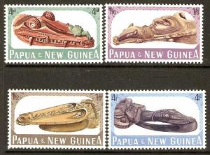 PAPUA NEW GUINEA SG72/5 1965 CANOE PROWS MNH