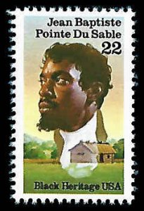 PCBstamps   US #2249 22c Jean Baptiste Pointe du Sable, MNH, (24)