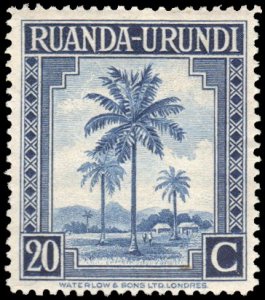 Ruanda-Urundi 71 - Mint-LH - 5c Oil Palms (1942)