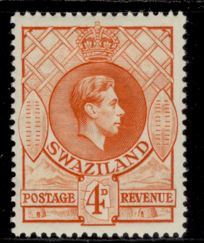 SWAZILAND GV SG15, 4d orange, M MINT. 