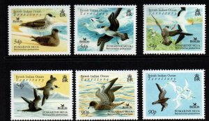 BRITISH INDIAN OCEAN TERR SG366/71 2007 BIRD LIFE  MNH