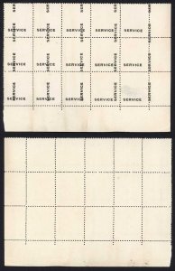 Bhopal 1932 Service Overprint Proof Block (8)