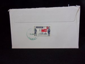 LUNDY STAMP USED ON 1973 COVER