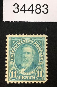 MOMEN: US STAMPS #563 MINT OG H  LOT #34483