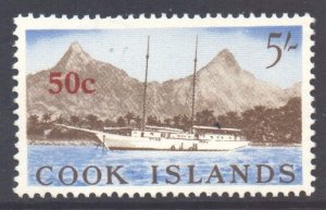 Cook Islands Scott 190 - SG217, 1967 New Currency 50c MH*