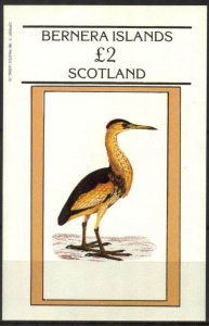 {B128} Bernera Scotland  Birds (10) S/S 2£ MNH Cinderella !!