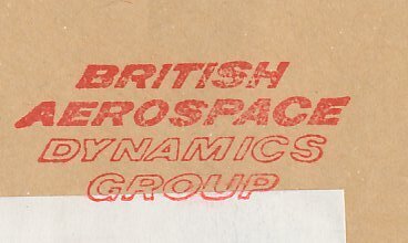 Meter cover GB / UK 1983 British Aerospace - Dynamics Group