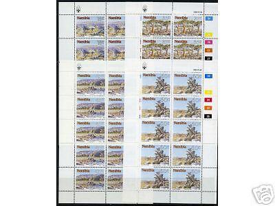 Namibia 662-5 Sheets MNH - Art, Scenery 