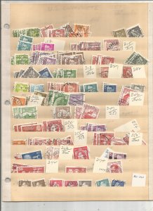 DENMARK COLLECTION ON STOCK SHEET, MINT/USED