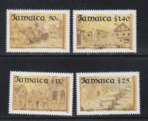 Jamaica # 772-775, Destruction of Port Royal 300th Anniv., Mint NH, 1/2 Cat.