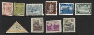Estonia Mint & Used Lot of 10 Different stamps 2018 CV $11.35