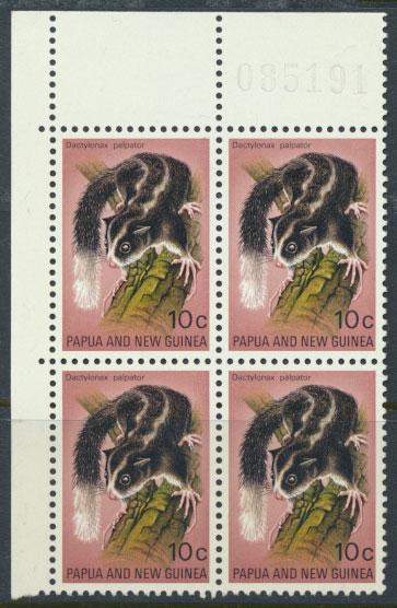 Papua New Guinea SG 196  SC# 324 MNH block of 4 Fauna - Animals  see details