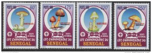Senegal 1999 Mushrooms Mushrooms Mushrooms Mi. 1797 - 1800 4 val. RARE MNH-