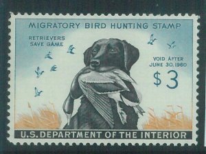 88619 -  USA - STAMPS: SCOTT # RW26  Migratory Bird Hunting Stamp MINT MLH 1959