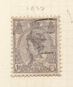 Netherlands 1922 Early Issue Fine Used 10c. NW-158694