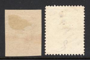 Columbia Tolima 2 Different Used Straight Line Cancels b514