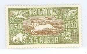 Iceland #C6 Unused Single