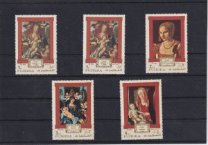 Fujeira 1971 - Albrect Durer Paintings set - MNH