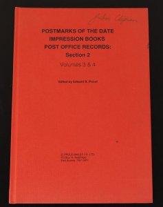 LITERATURE Great Britain Postmarks of the Date Impression Books PO Records. 