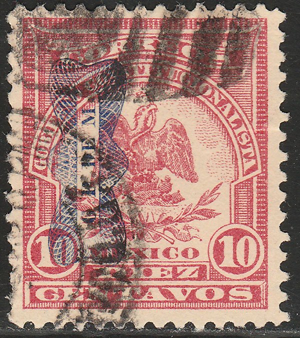 MEXICO 570, 10¢ DENVER WITH CORBATA OVERPRINT. USED. VF. (1340)