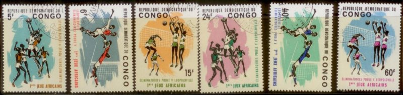 Congo 1965 SC# 528-33 CTO L163