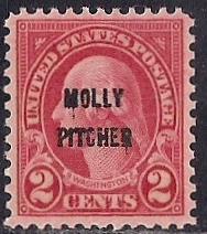 646 2 cent Molly Pitcher mint OG NH VF