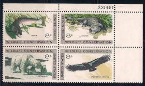 Sc 1427 / 30 Wildlife Conservation Plt Blk 33060 UR MNH