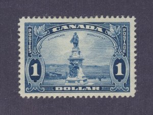 Canada Champlain Stamp #227-$1.00 Champlain Monument MH VF Guide Value = $80.00