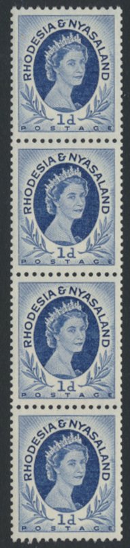  Rhodesia & Nyasaland  SG 2a Coil perf 12½ x 14 SC# 142b MNH see scans & detail