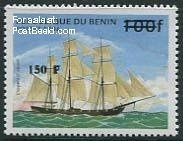 Benin 2000, Ship, Overprint 1v, MNH