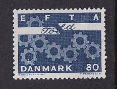 Denmark  #432  MNH  1967   EFTA