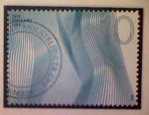 United States, Scott #4720, used(o), 2012, Waves, $10, light and dark blue