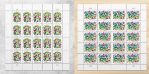 5 books  Celebration Blooms &  5 books 2 oz WeddingTotal 200 pcs forever stamps