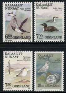 Greenland 1987 Native Birds set Sc# 177-88 NH