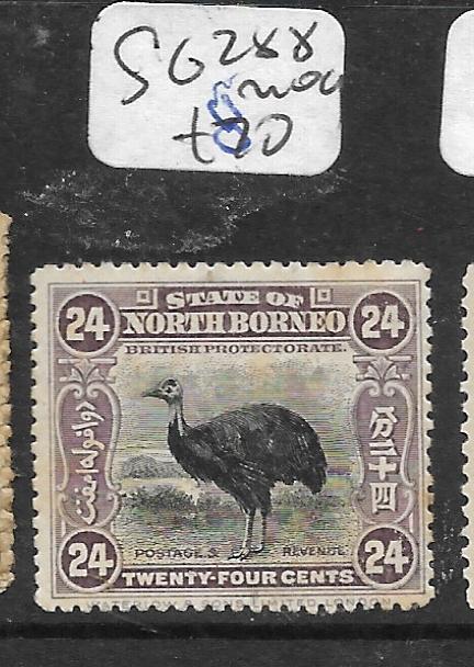 NORTH BORNEO (P0406B)  BIRD 24C   SG 176   MOG