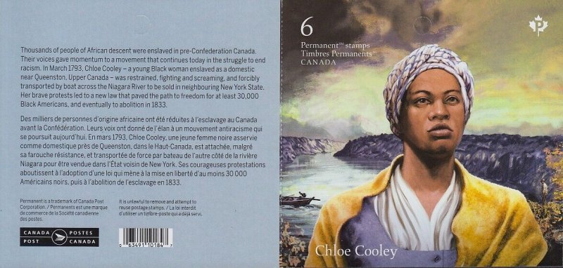 CHLOE COOLEY = Black History Month = Booklet of 6 Canada 2023 MNH