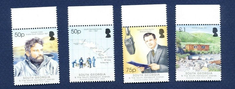 SOUTH GEORGIA - # 324-327 - MNH - Duncan Carse Surveys - 2005