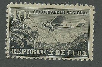 1931 Cuba Scott Catalog Number C13 Used