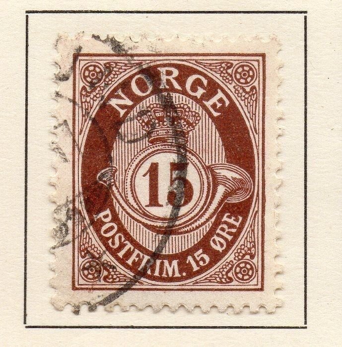 Norway 1910/11 Early Issue Fine Used 15ore. 123257