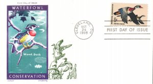 #1362 Waterfowl Conservation Overseas Mailer FDC