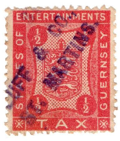 (I.B) Guernsey Revenue : Entertainments Tax ½d