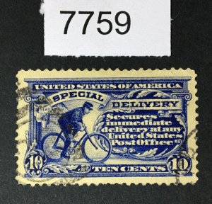 US # E8 USED CAT. $ LOT #7759