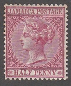 Jamaica # 13, Queen Victoria, Mint Hinged, 1/3 Cat.