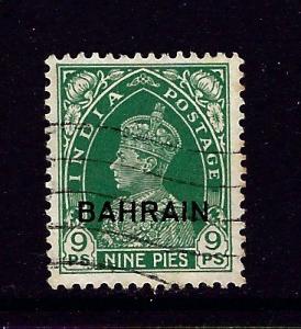 Bahrain 22 Used 1938 overprint issue 