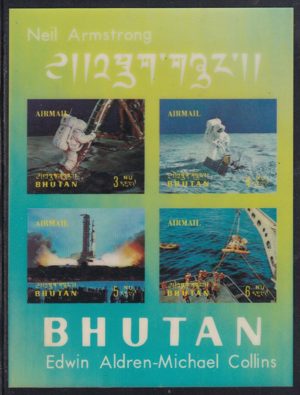 Bhutan   #108o    s/s      mh     cat  $35.00