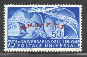 Italy-Trieste Scott 40 MNHOG - 1949 Italy #514 Overprinted - SCV $5.50