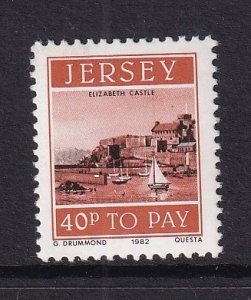 Jersey  #J43   MNH  1982  postage due 40p