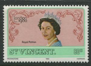 St Vincent - Scott 599 - London Stamp Expo. -1980 - MNH - Single 80c Stamp