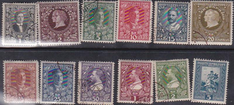 Montenegro 87-98 1910 Kingdom Cpl Used